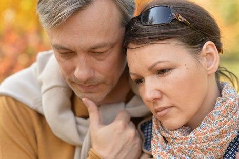 Sad couple