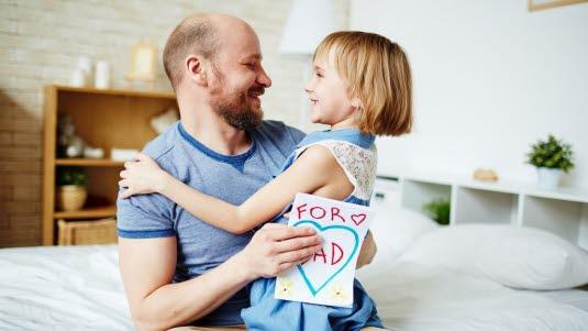 Dad and daughter