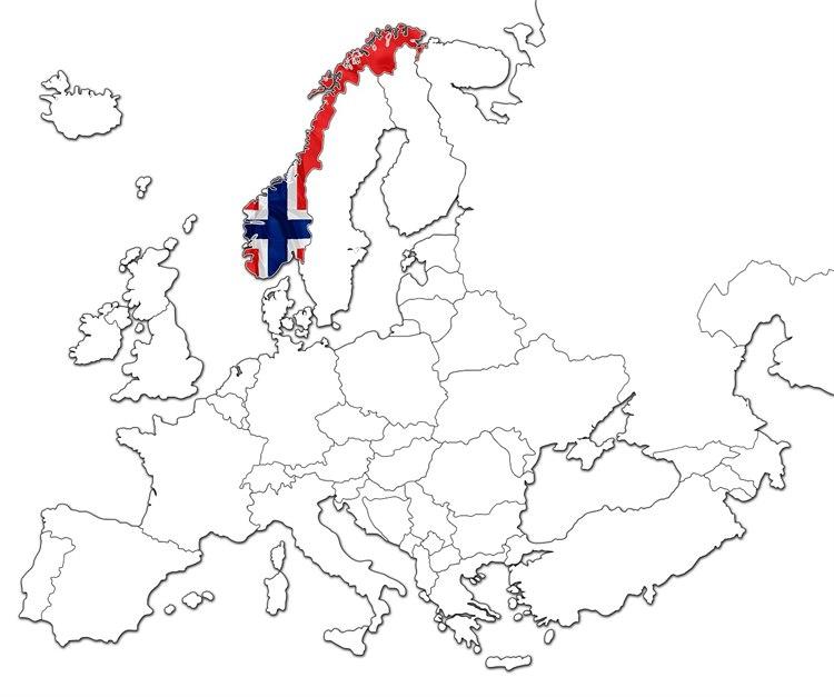 Norge kart