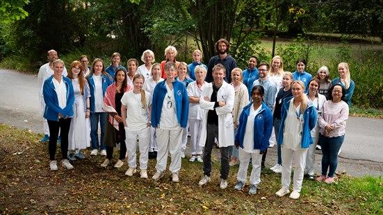 Foto av ansatte i Oslo Myelomatosesenter