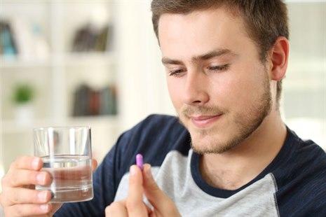 Taking medicine