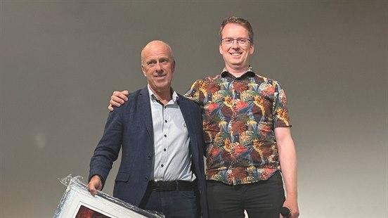 Foto viser Terje Johannessen og Torstein Sakshaug.